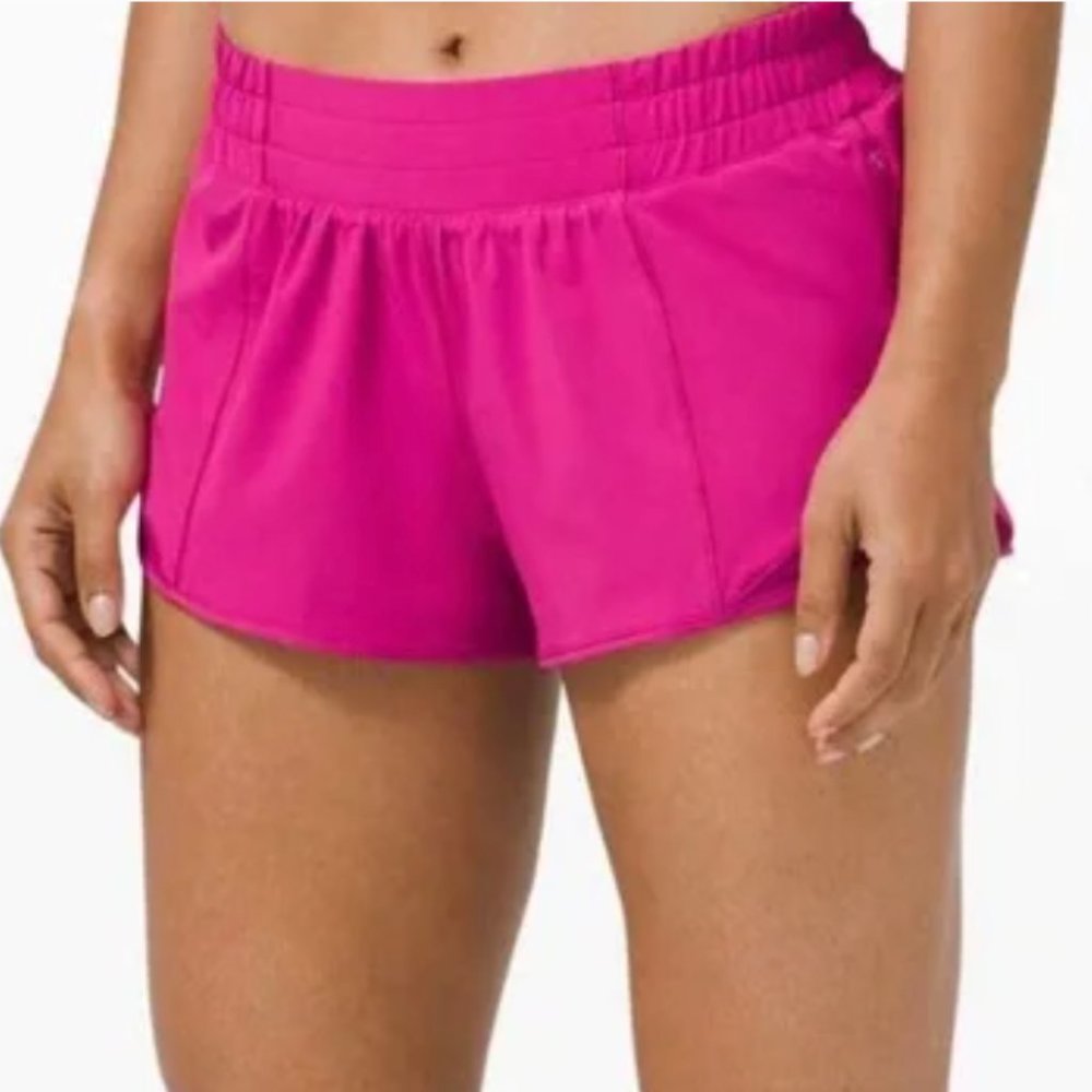 lululemon hotty hots ripened rasberry size 2 2.5"
